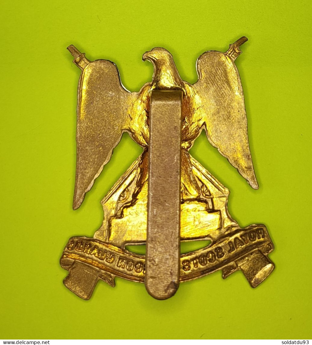 Insigne De Casquette Du Régiment Des Royal Scots Dragoon Guards - 1939-45