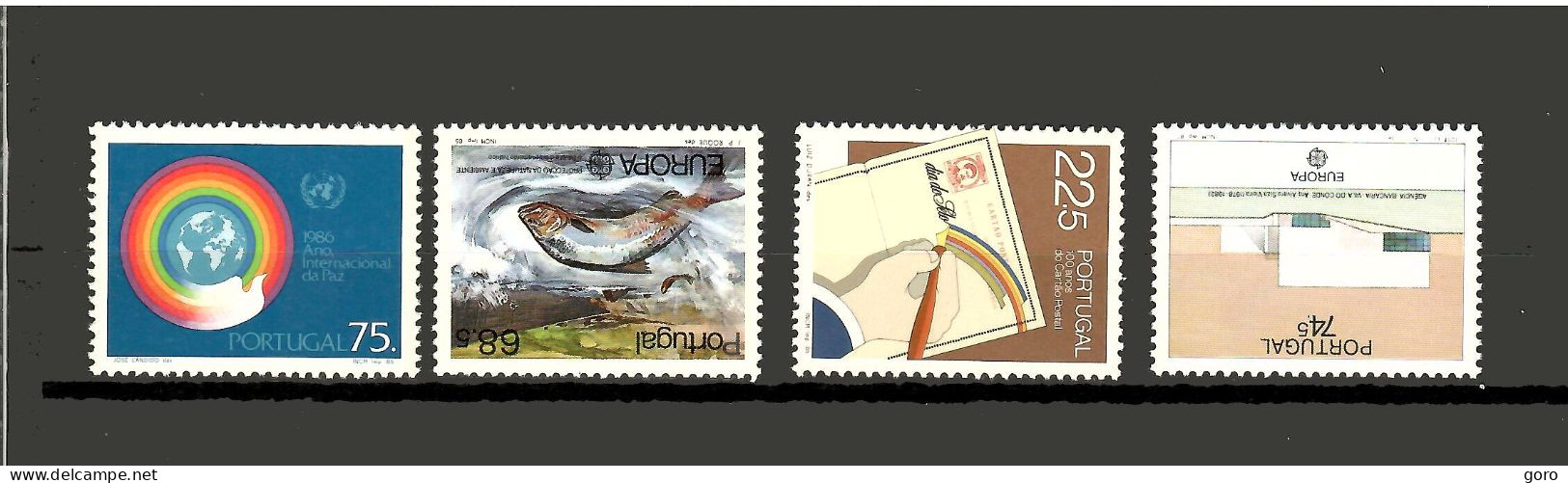 Portugal  1986  .-   Y&T  Nº   1656-1667-1678-1699   ** - Unused Stamps