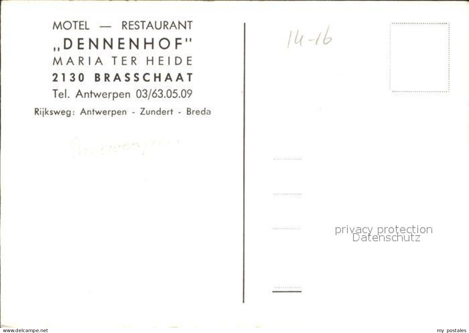 72579147 Brasschaat Motel Restaurant Dennenhof Brasschaat - Brasschaat