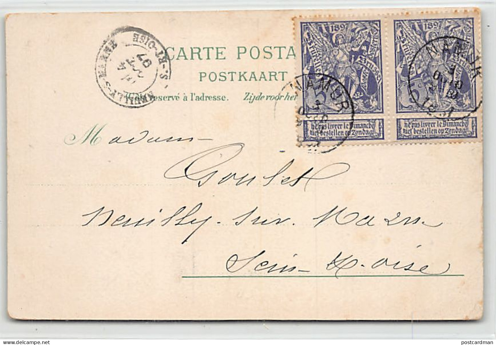 België - ANTWERPEN - Jaar 1897 - LITHO - Uitg. G. Blümelein - Antwerpen