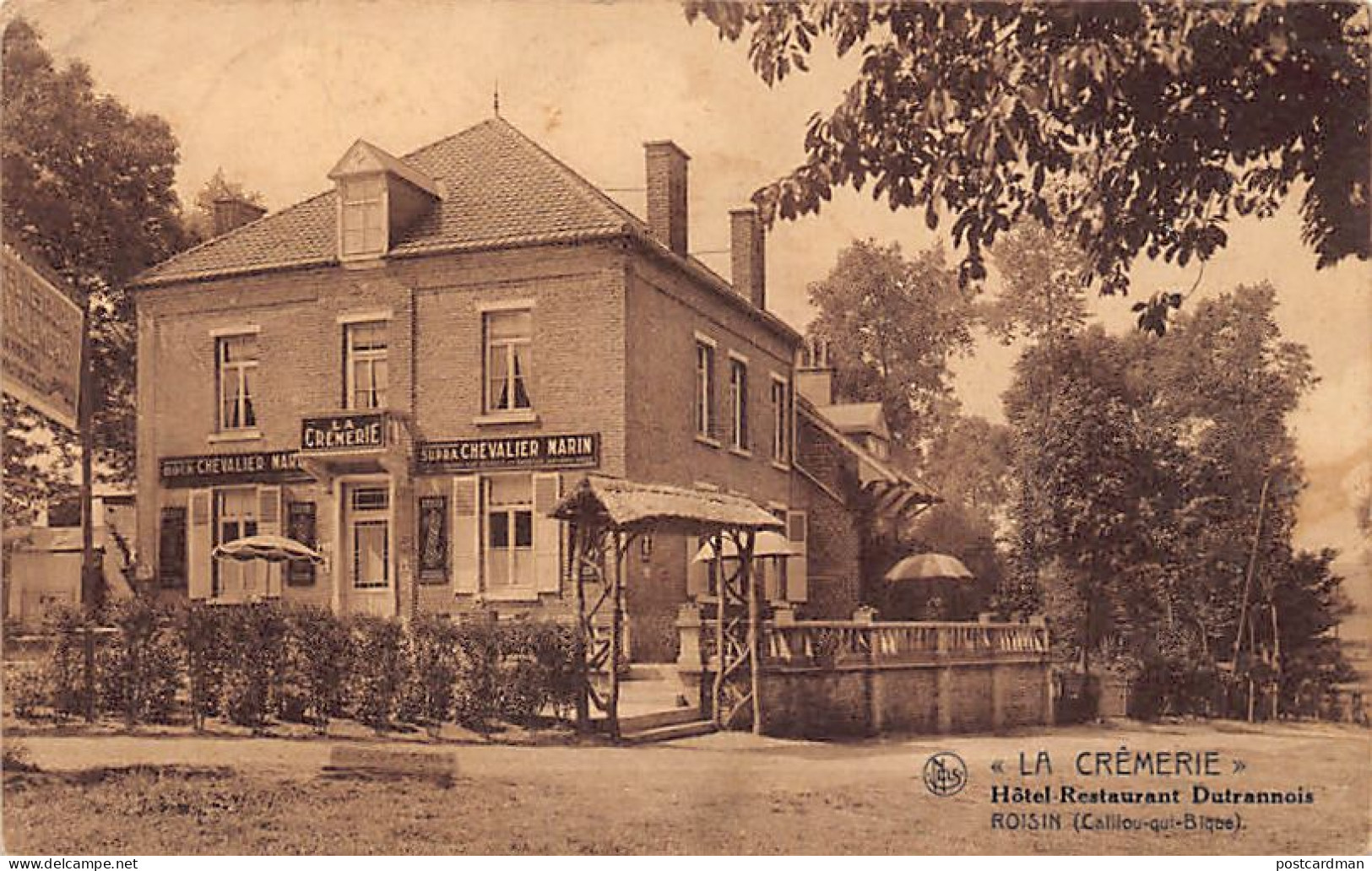 Belgique - ROISIN (Hainaut) Caillou-Qui-Bique - La Crèmerie - Hôtel Restaurant Dutrannois - Sonstige & Ohne Zuordnung