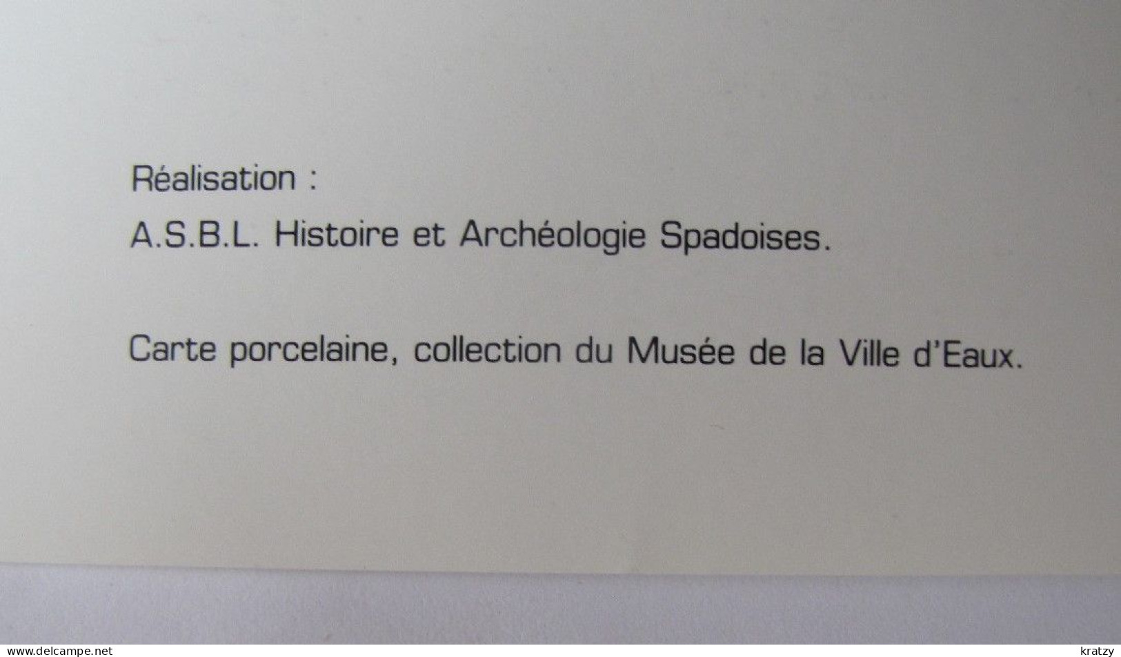 BELGIQUE - LIEGE - SPA - Invitation - A.S.B.L. Histoire Et Archéologie Spadoises - Programme