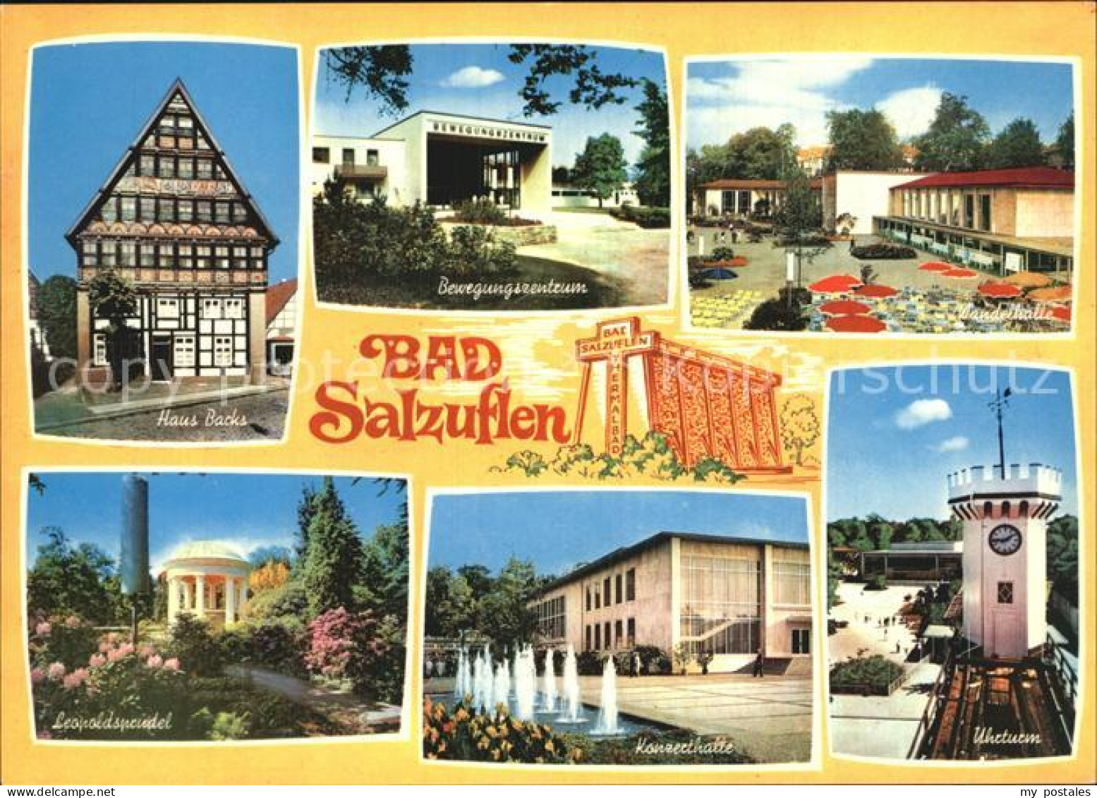 72579094 Bad Salzuflen Leopoldssprudel Konzerthalle Uhrturm  Bad Salzuflen - Bad Salzuflen