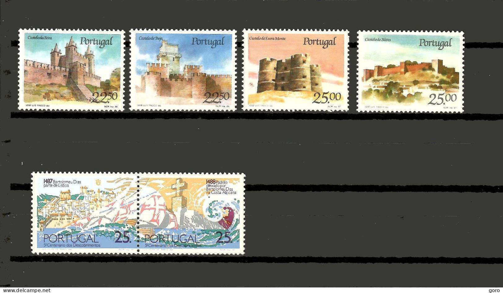 Portugal  1986-87  .-   Y&T  Nº   1657/58-1685/86-1705/06   ** - Unused Stamps