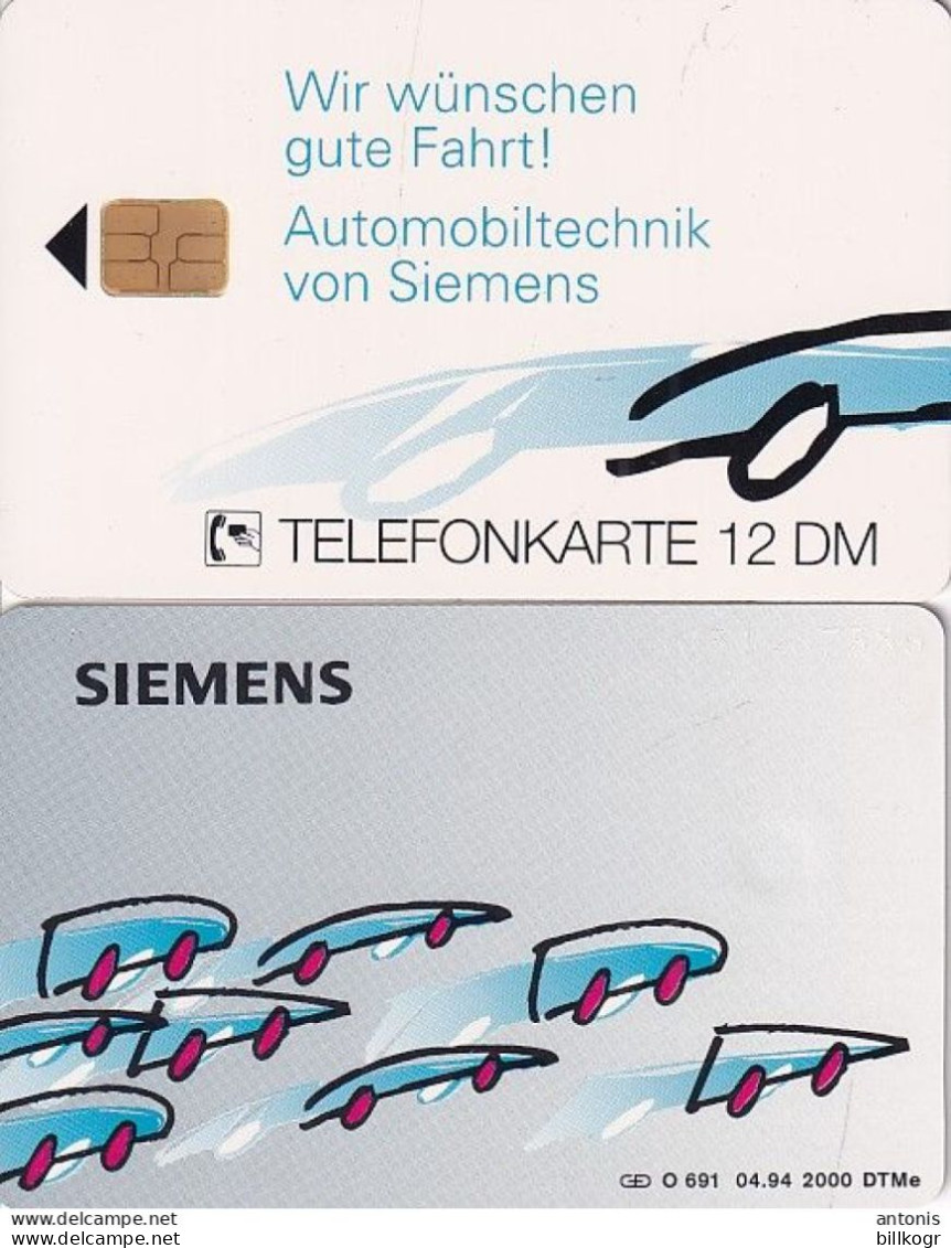 GERMANY - Siemens Automobiltechnik(O 691), Tirage 2000, 04/94, Mint - O-Serie : Serie Clienti Esclusi Dal Servizio Delle Collezioni