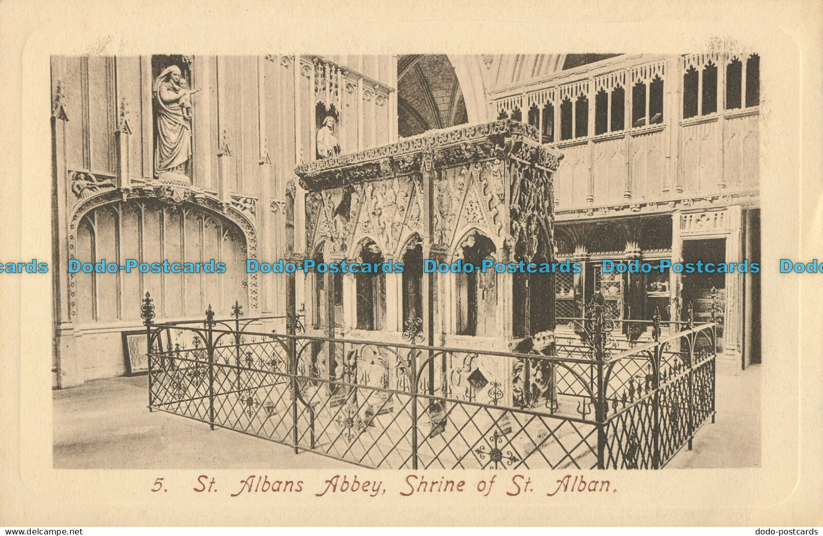 R002675 St. Albans Abbey. Shrine Of St. Alban. The Finer Art. No 5 - Welt