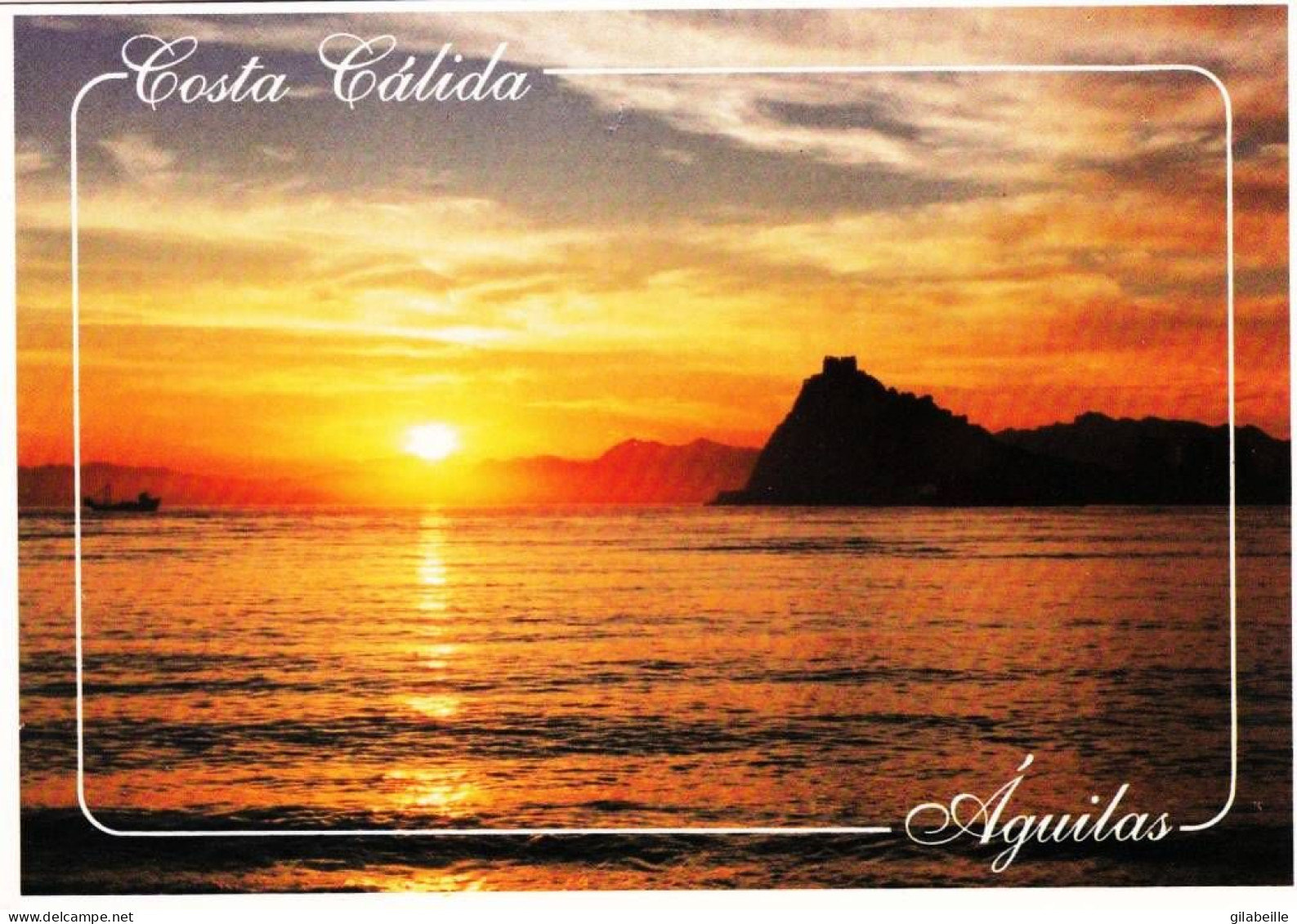 Costa Calida -  AGUILAS - Atardecer En El Puerto - Murcia