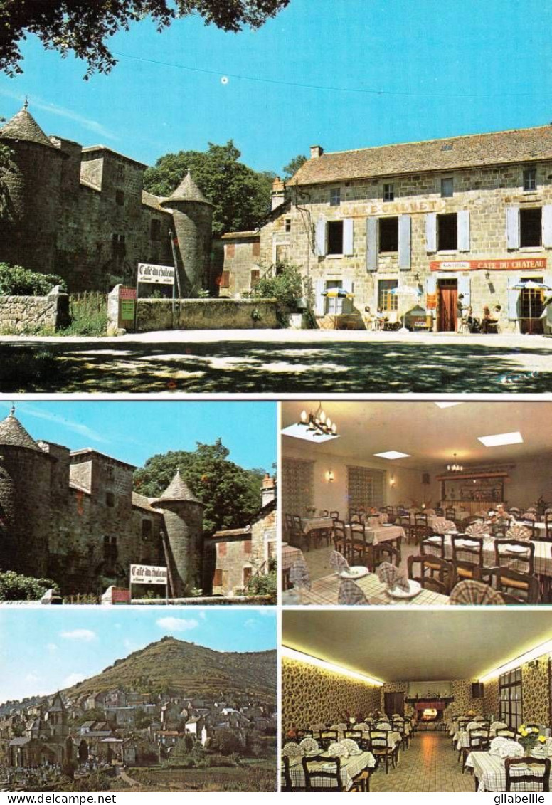 12 - Aveyron -  MONTJAUX - Hotel Restaurant Du Chateau - LOT 2 CARTES - Autres & Non Classés