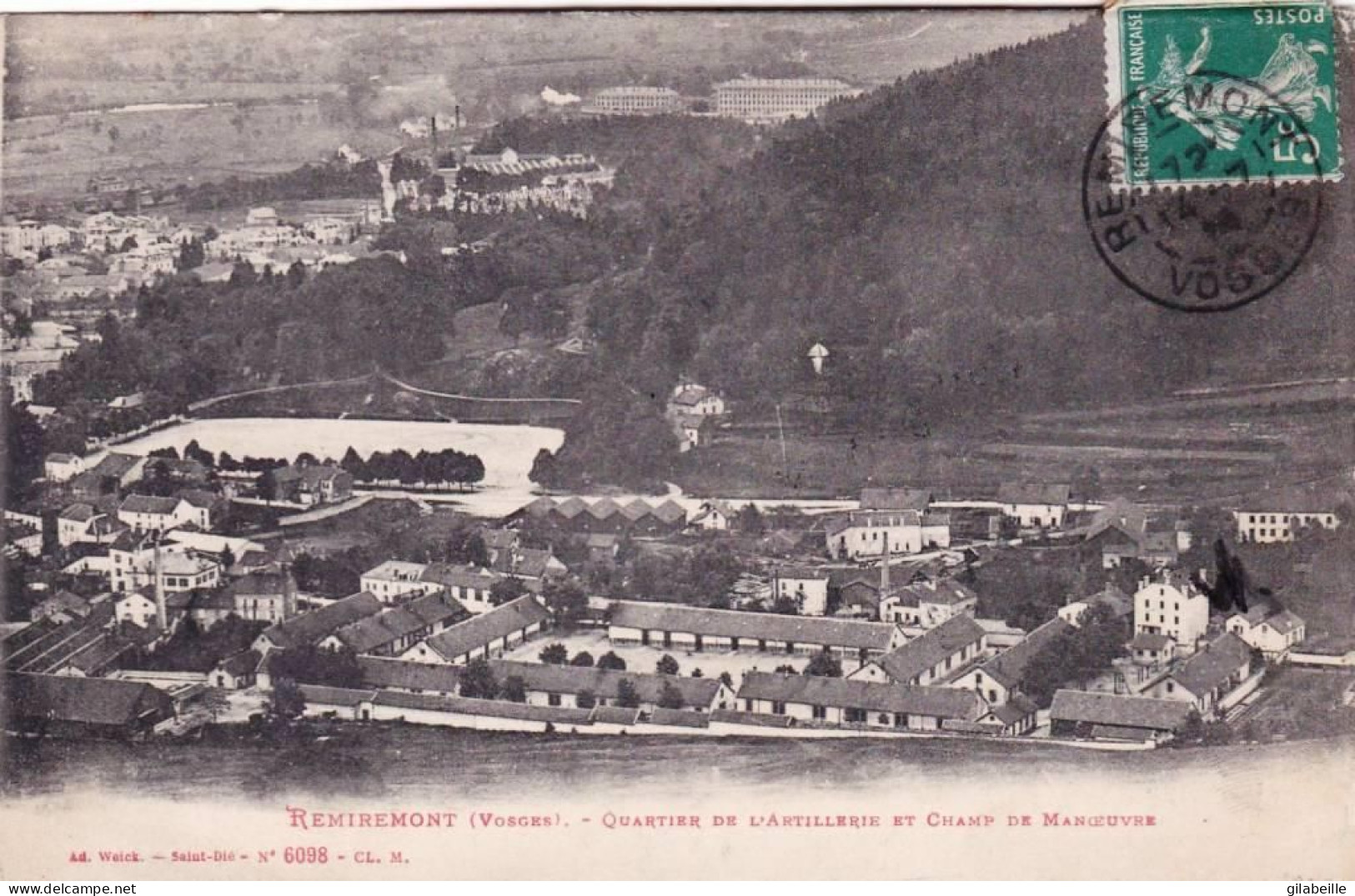 88 - Vosges - REMIREMONT - Quartier De L Artillerie Et Champ De Manoeuvre - Remiremont