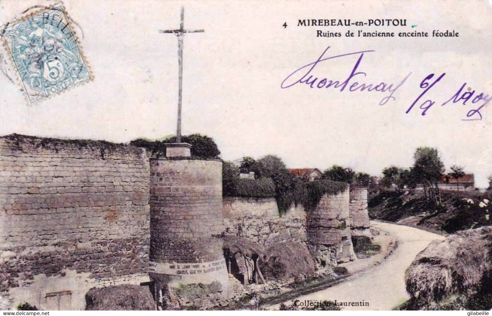 86 - Vienne - MIREBEAU  En POITOU - Ruines De L Ancienne Enceinte Feodale - Mirebeau