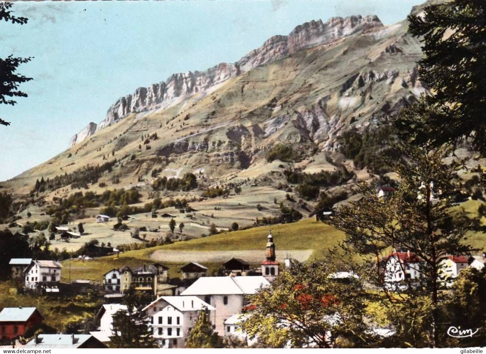 73 - Savoie - LA GIETTAZ - Vue Generale Et Chaine Des Aravis - Autres & Non Classés