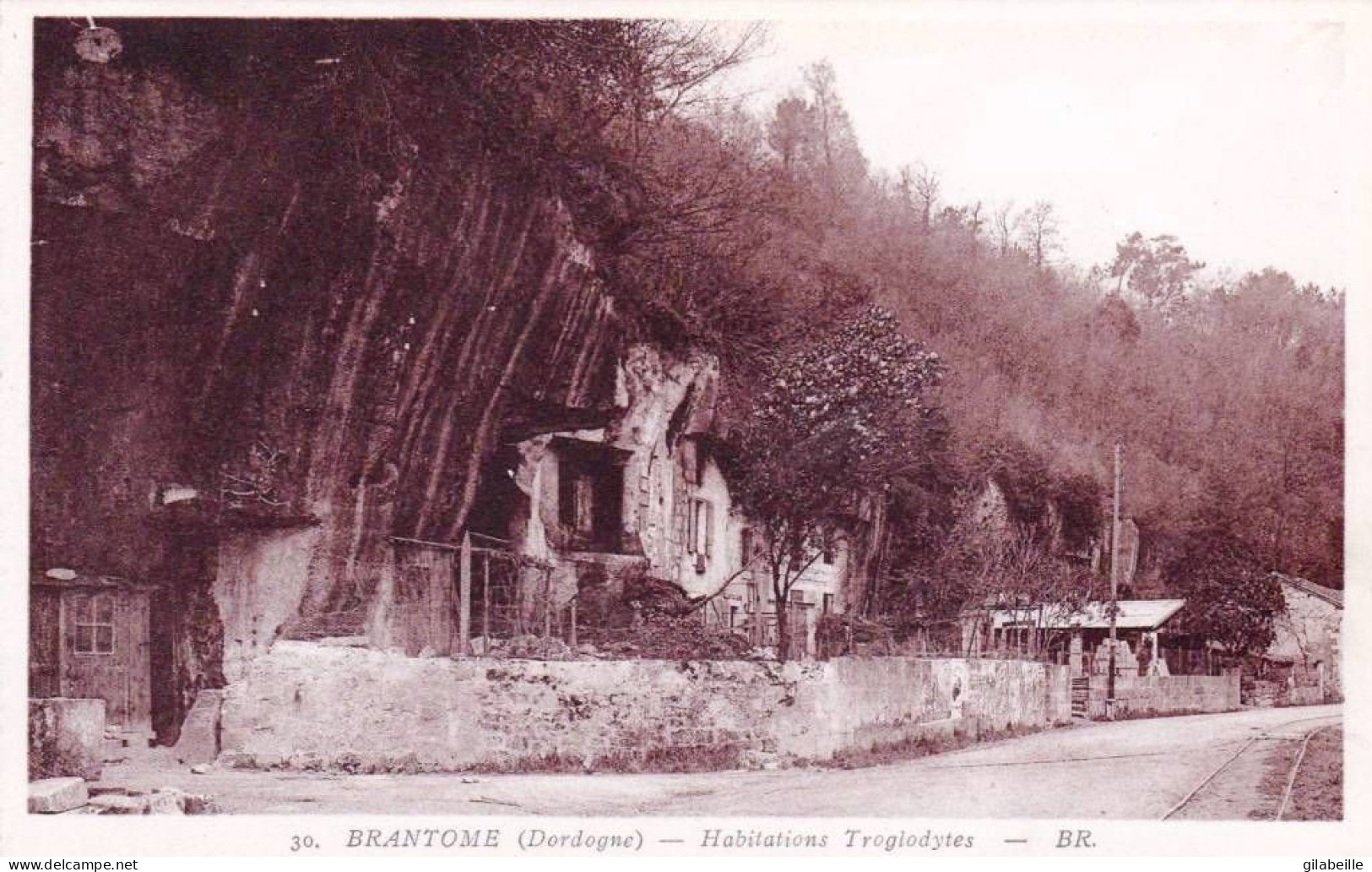 24 - Dordogne -  BRANTOME -  Habitations Troglodytes - Brantome