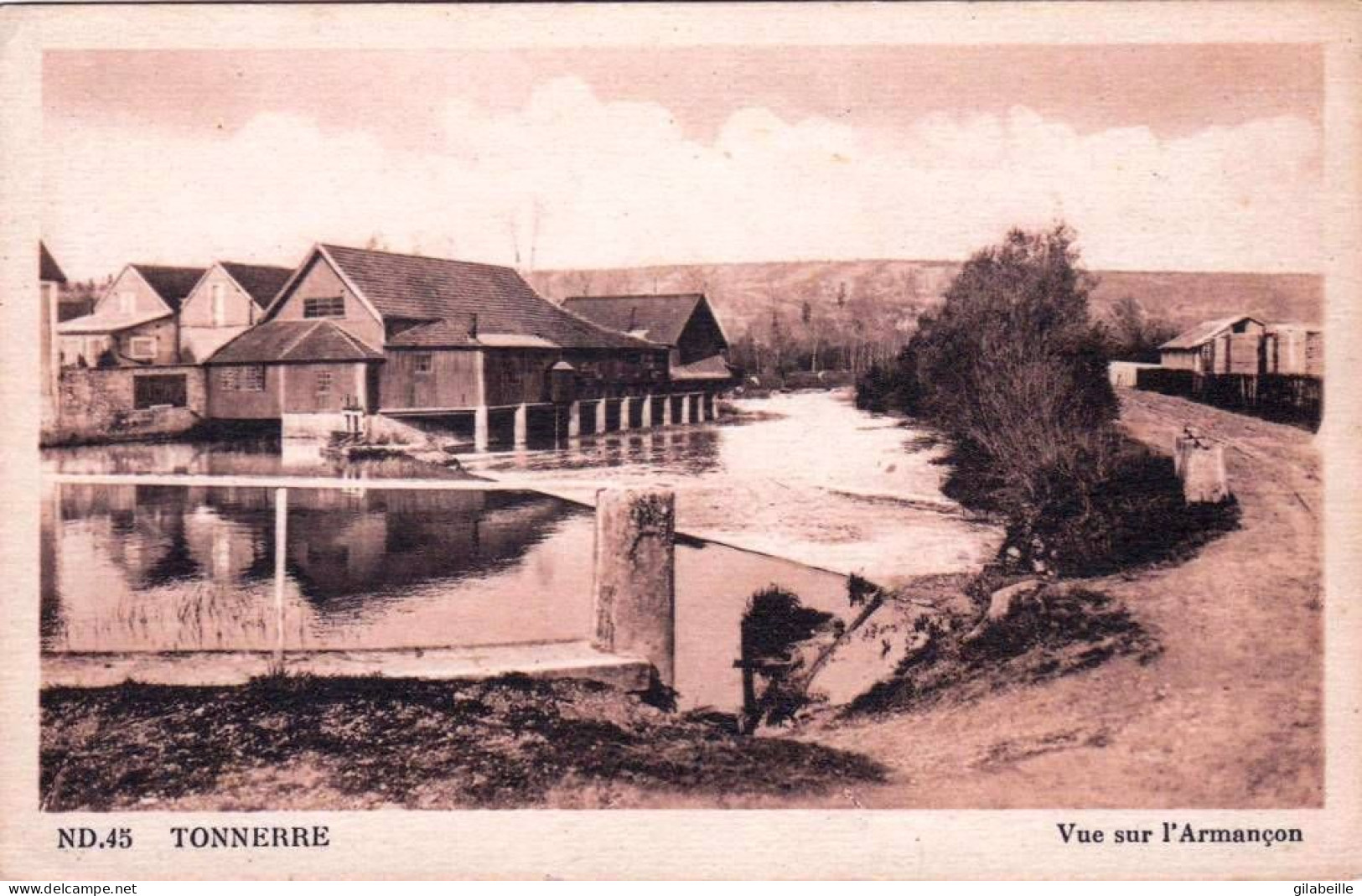 89 - Yonne -  TONNERRE -  Vue Sur L Armancon - Tonnerre