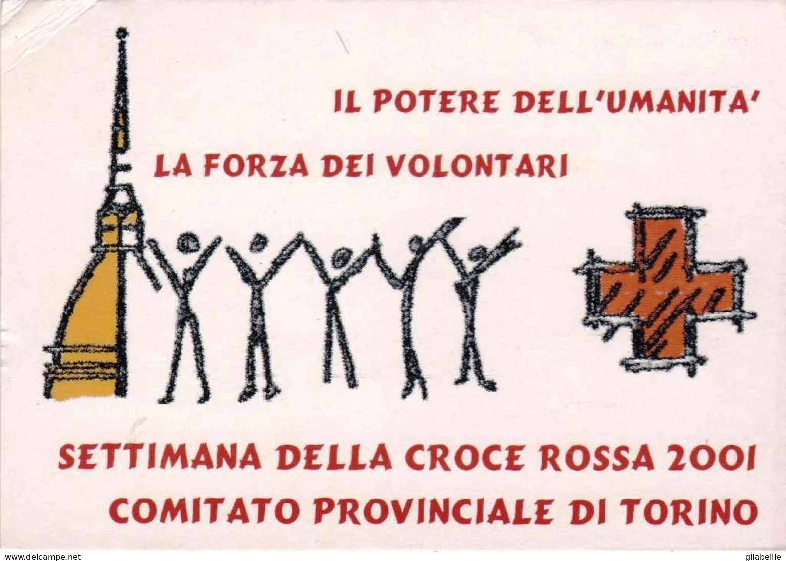 TORINO  - Settimana Della Croce Rossa 2001 - Comitato Provinciale Di Torino - Gesundheit & Krankenhäuser