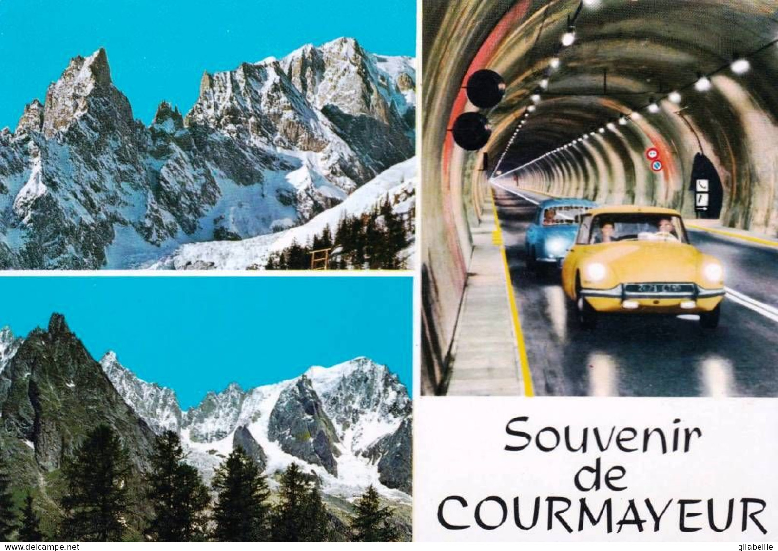 Valle Aosta - Souvenir De COURMAYEUR - DS Citroen  - Non Classés