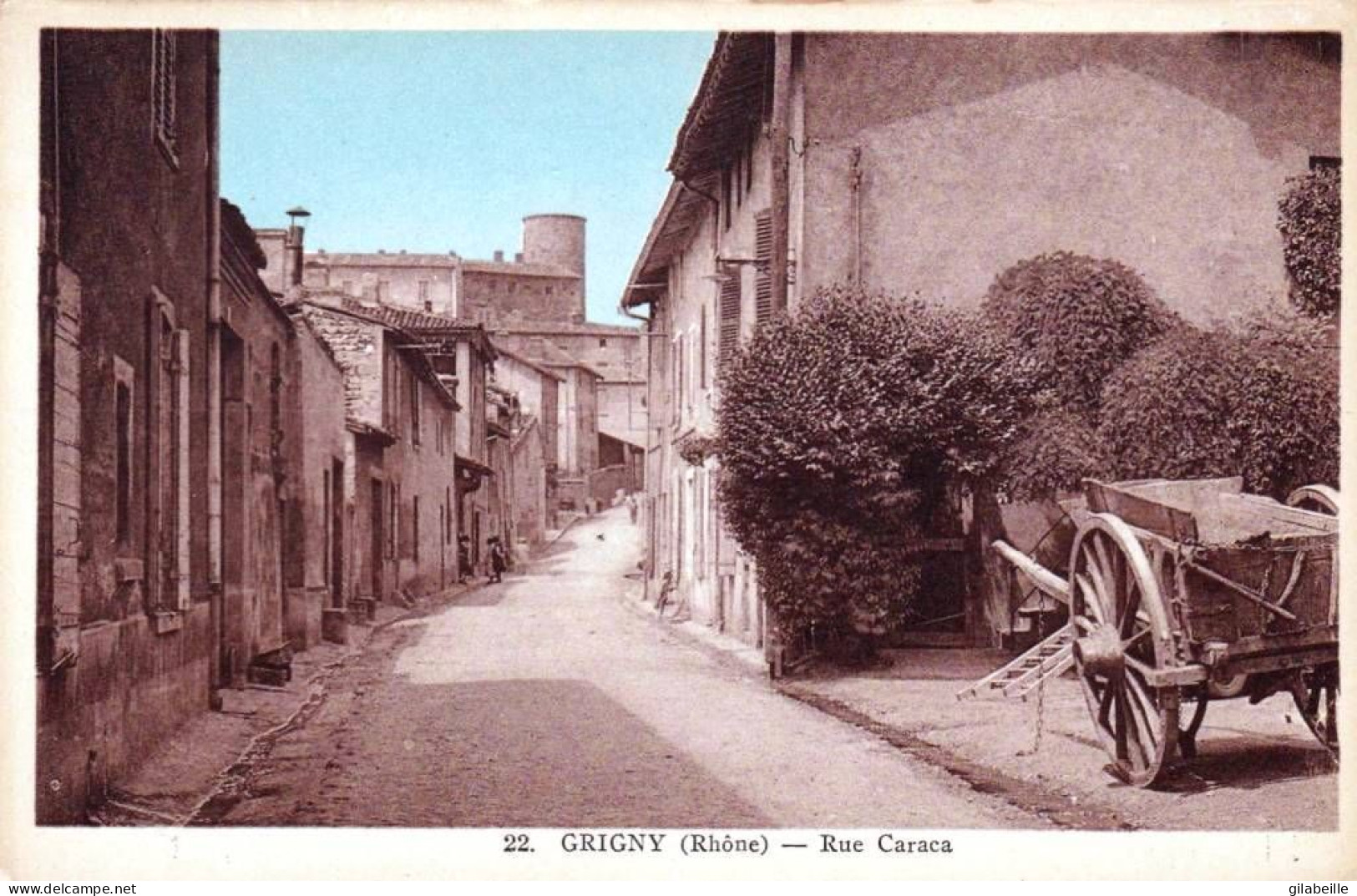   69 - Rhone -  GRIGNY - Rue Caraca - Grigny