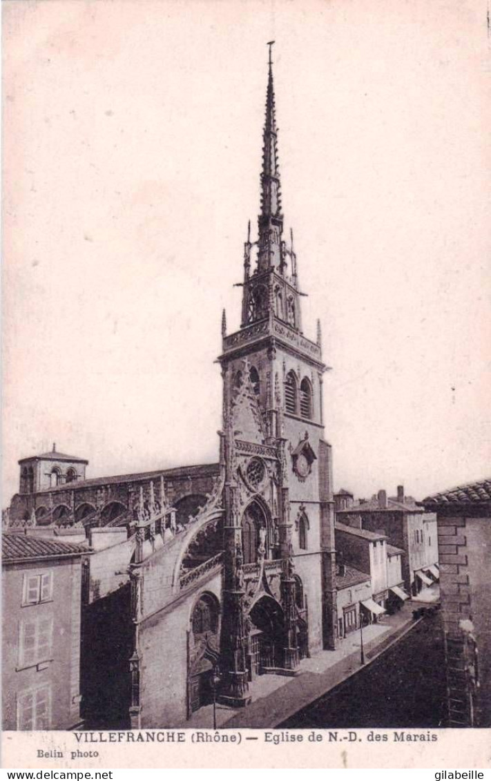 69 - Rhone - VILLEFRANCHE  Sur SAONE - Eglise Notre Dame Des Marais - Villefranche-sur-Saone