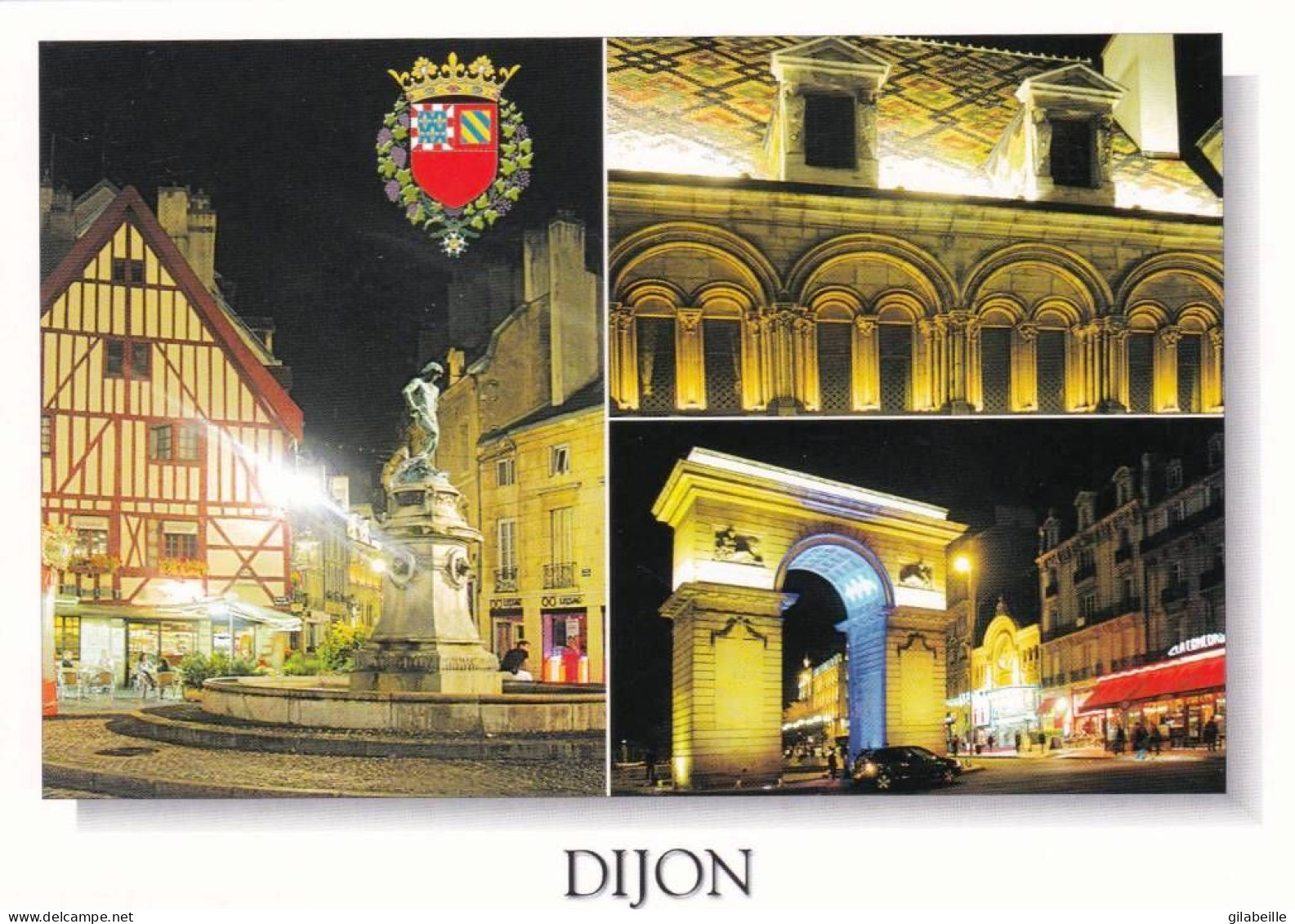 21 - Cote D Or -  DIJON - Place Francois Rude - Place Darcy - Dijon