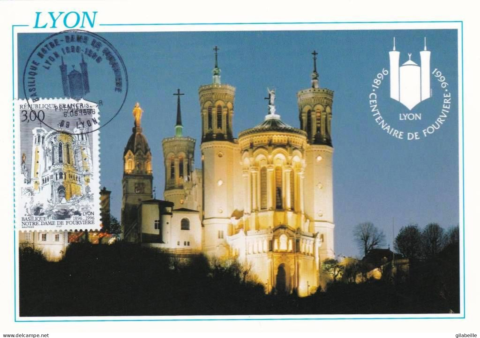 69 - LYON - Notre Dame De Fourviere - Le Sanctuaire - Commemoration Du Centenaire - Other & Unclassified