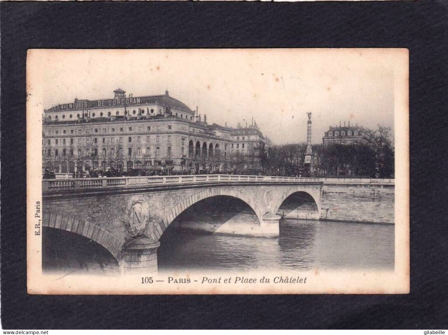 75 - PARIS 01 - Pont Et Place Du Chatelet - District 01