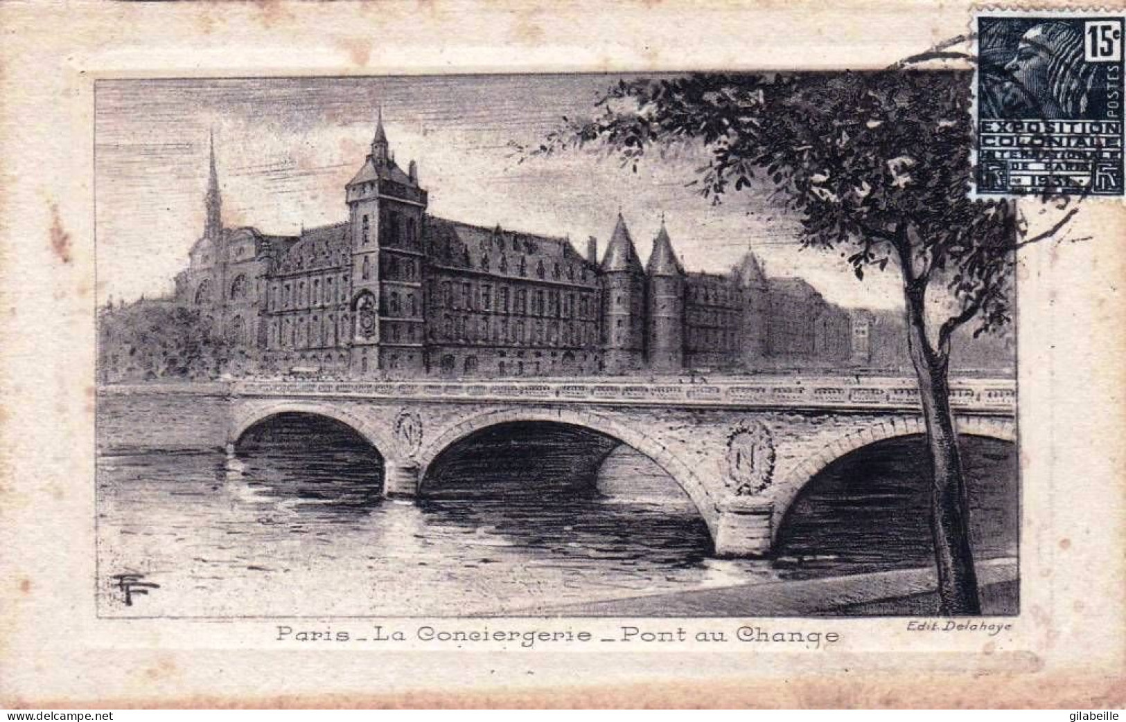 75 - PARIS 01 - La Conciergerie - Pont Au Change -  Illustrateur - Arrondissement: 01