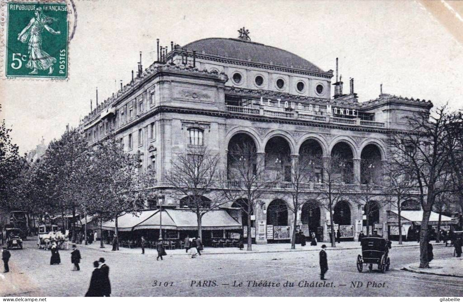 75 -  PARIS 01 - Le Theatre Du Chatelet - Place Du Châtelet - District 01