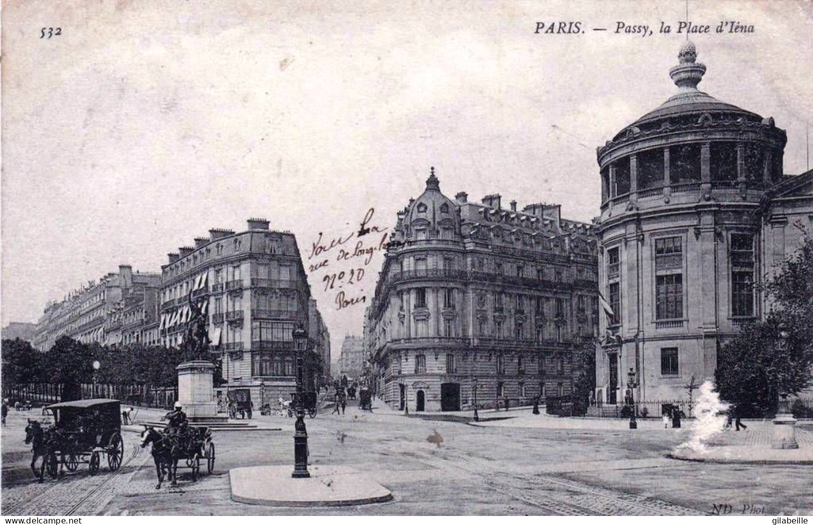 75 -  PARIS 16 - Passy -  Place Iéna - Arrondissement: 16