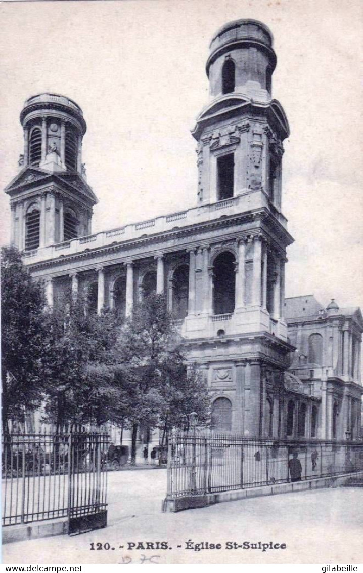 75 - PARIS 06 -  Eglise Saint Sulpice -  2 Rue Palatine - Arrondissement: 06