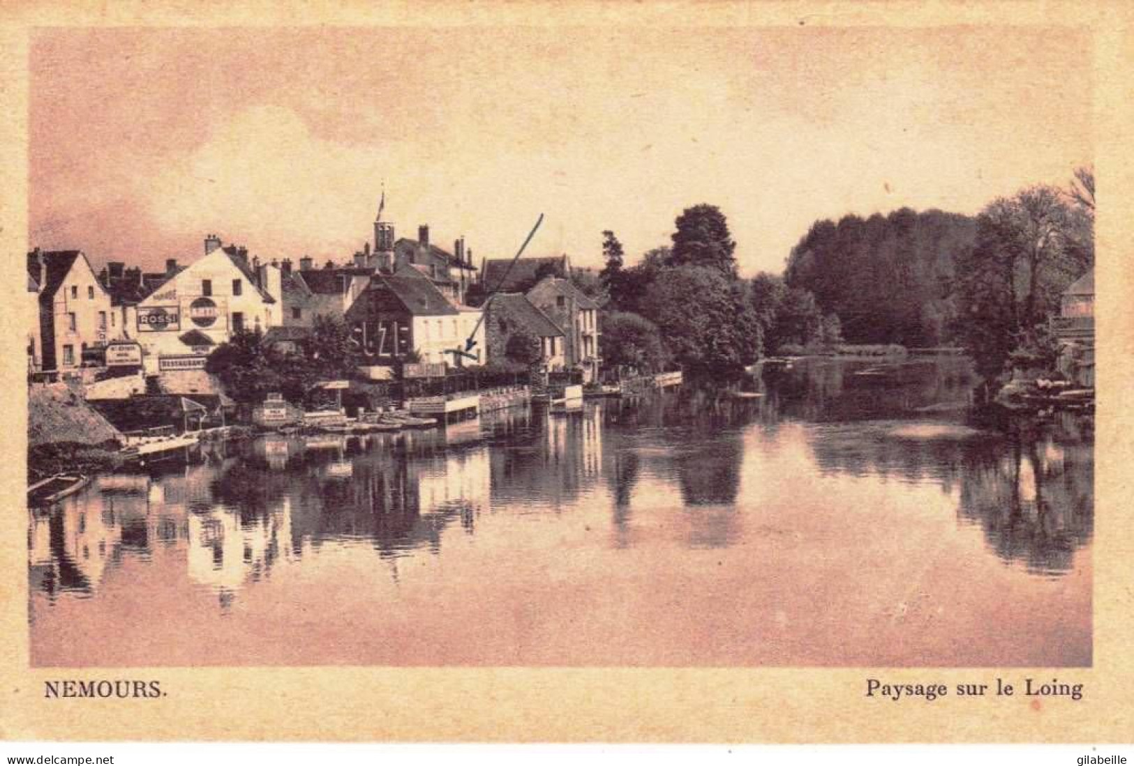 77 - Seine Et Marne -  NEMOURS -  Paysage Sur Le Loing - Nemours