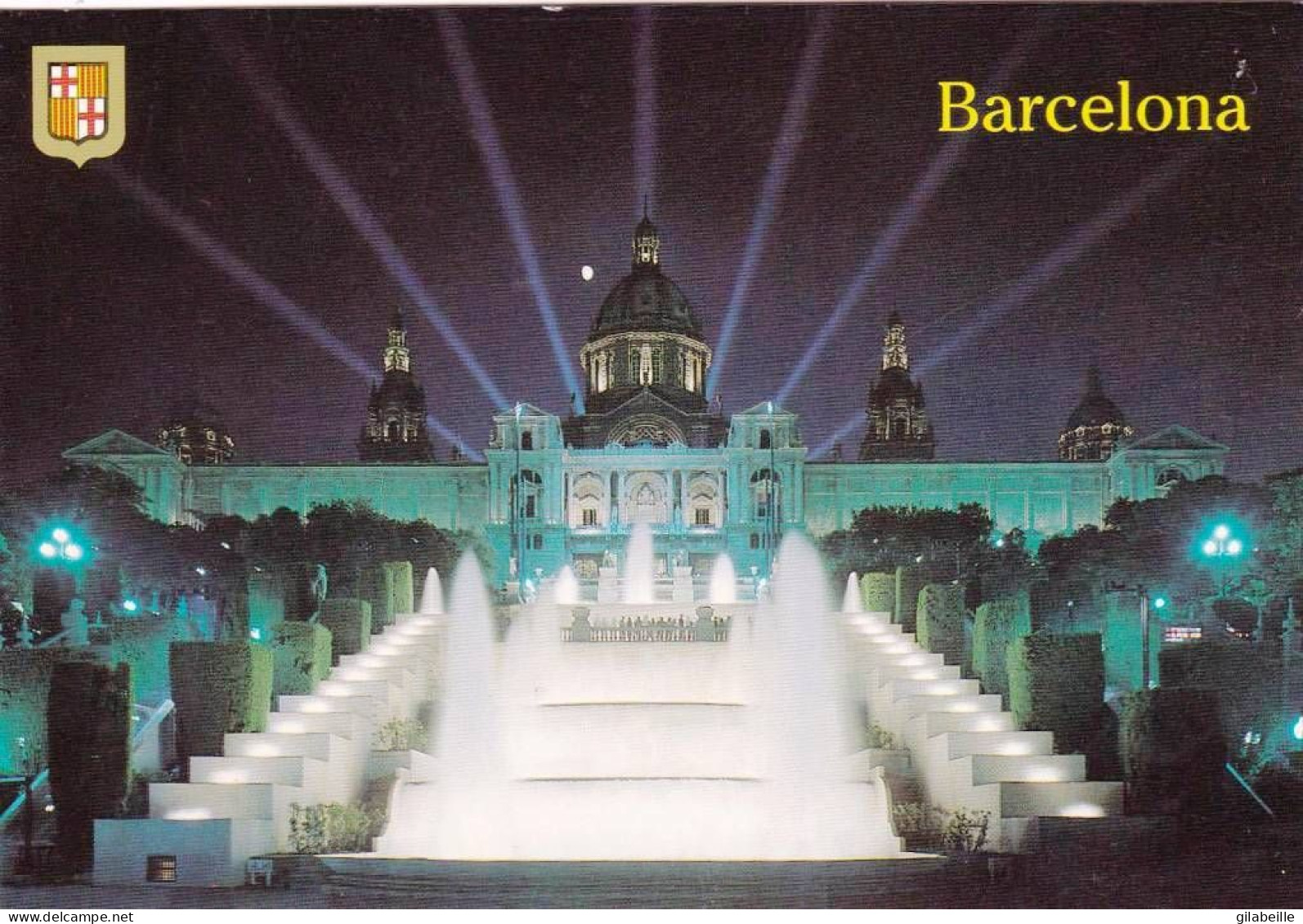 Cataluna -  BARCELONA - Montjuic - Palau Nacional I Font LLuminosa - Barcelona
