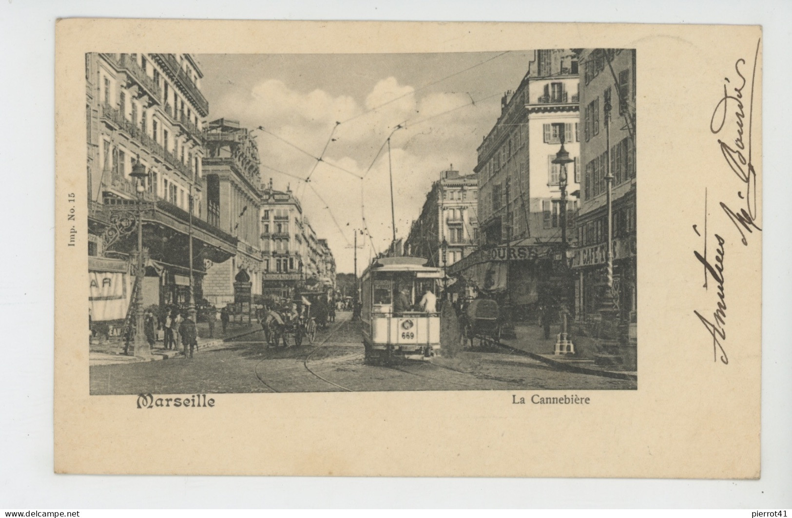 MARSEILLE - La Canebière (tramway) - Canebière, Centre Ville