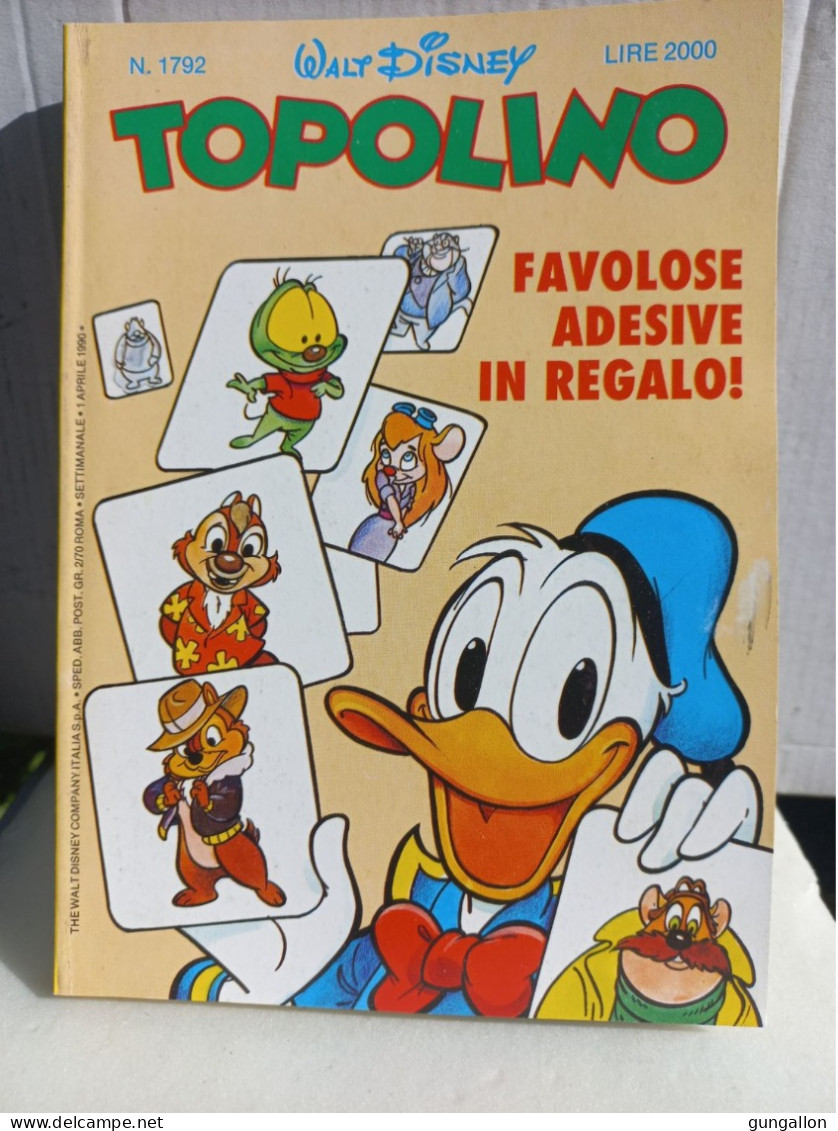 Topolino (Mondadori 1990) N. 1792 - Disney