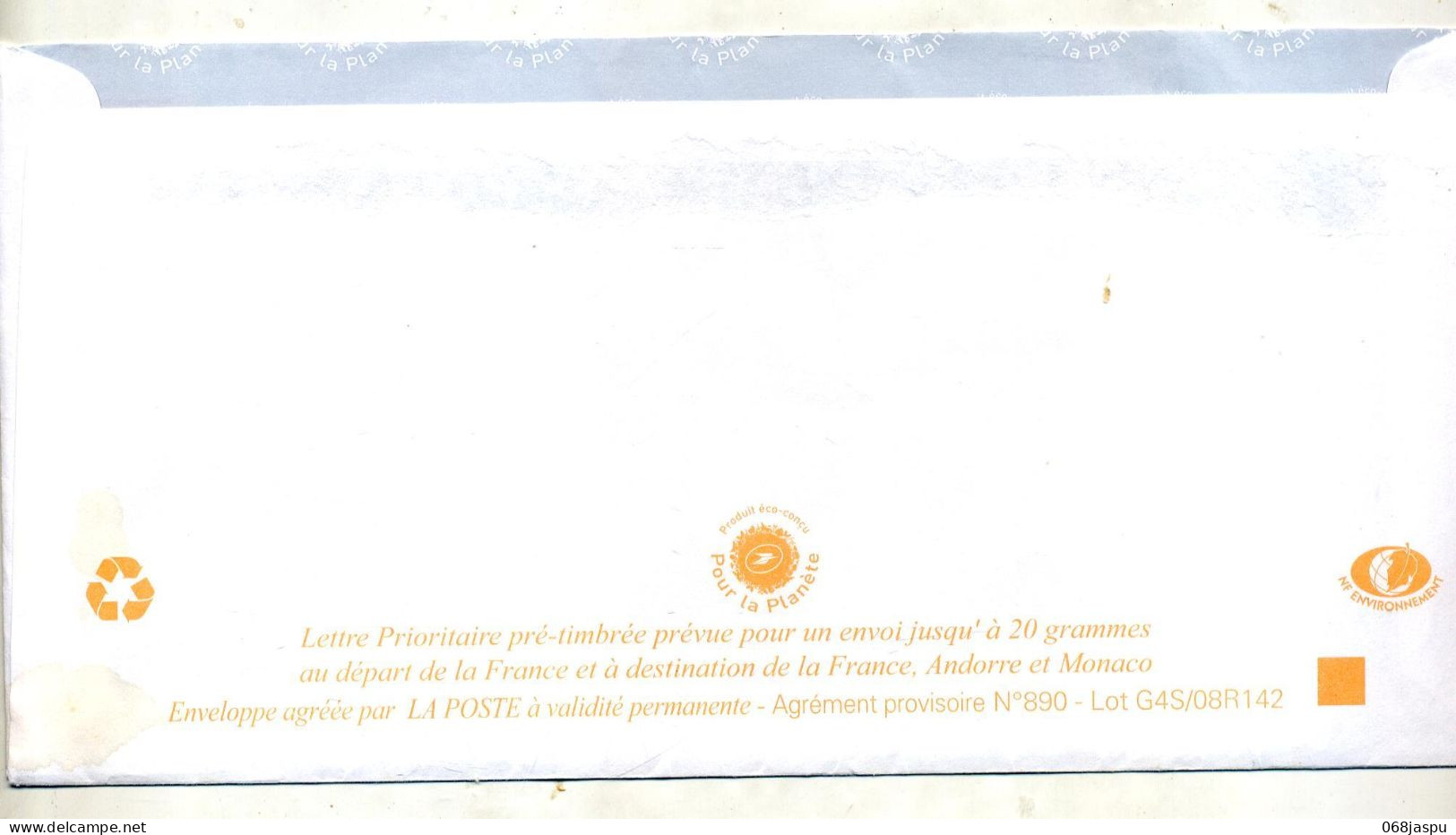 Pap Lamouche Flamme Chiffree Illustre Phare Porspoder - Prêts-à-poster:Overprinting/Lamouche