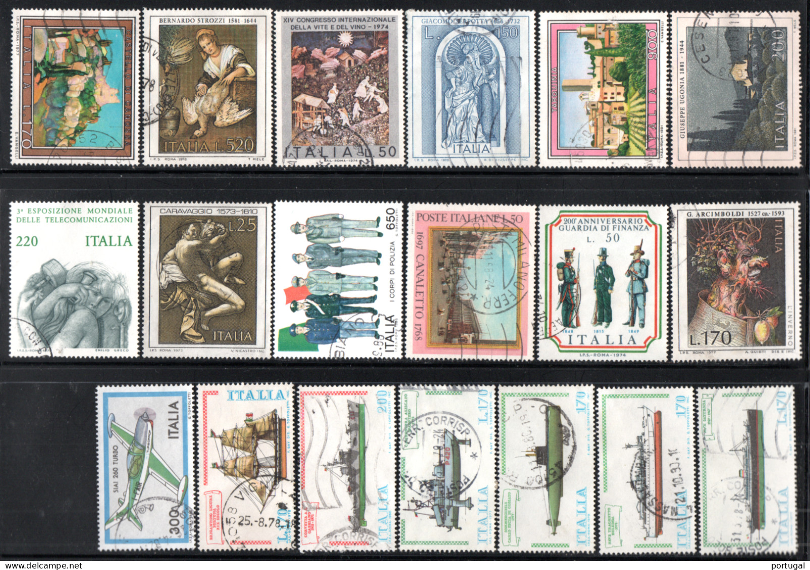 Italie ( 268 Timbres ) - OBLITERE - Lotti E Collezioni