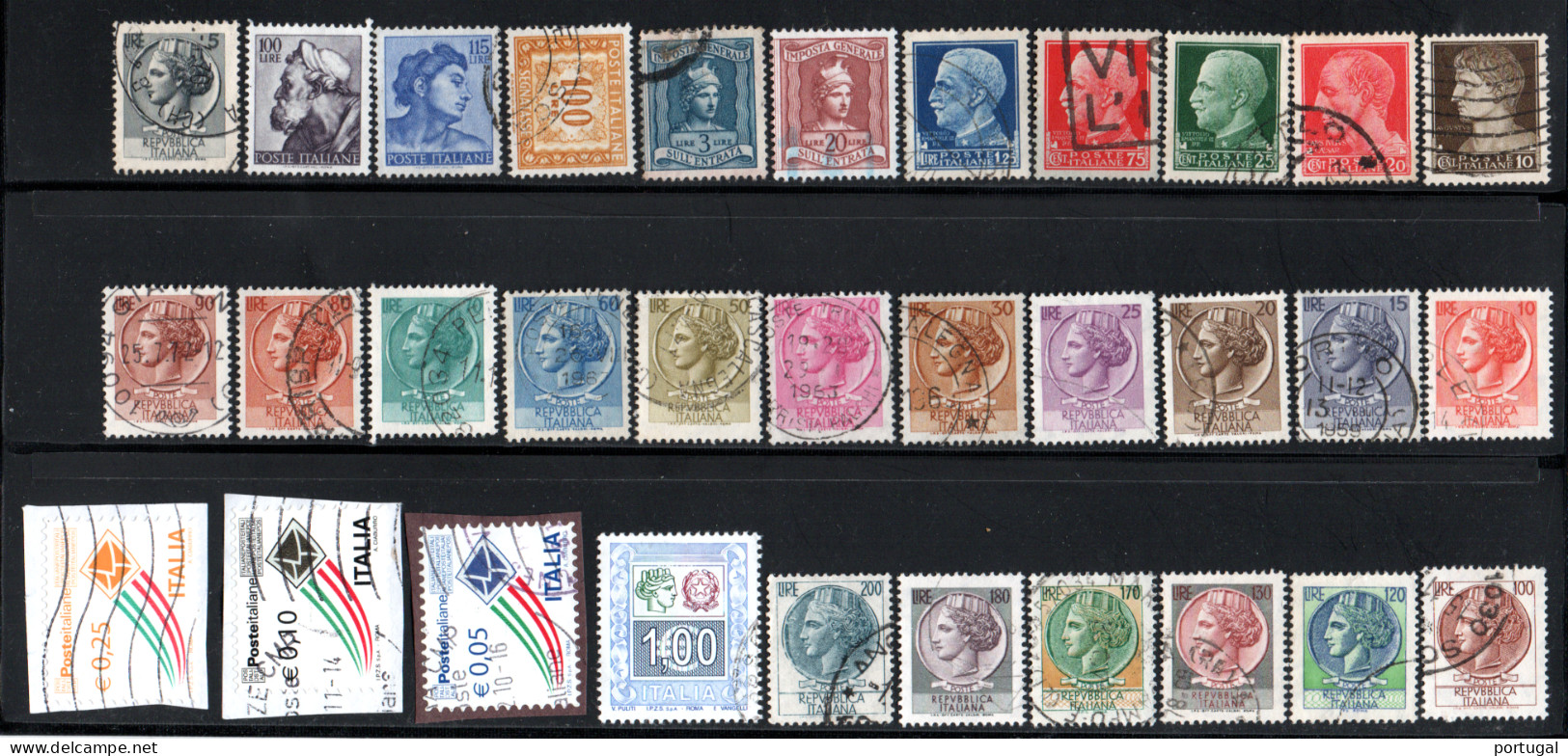 Italie ( 268 timbres ) - OBLITERE