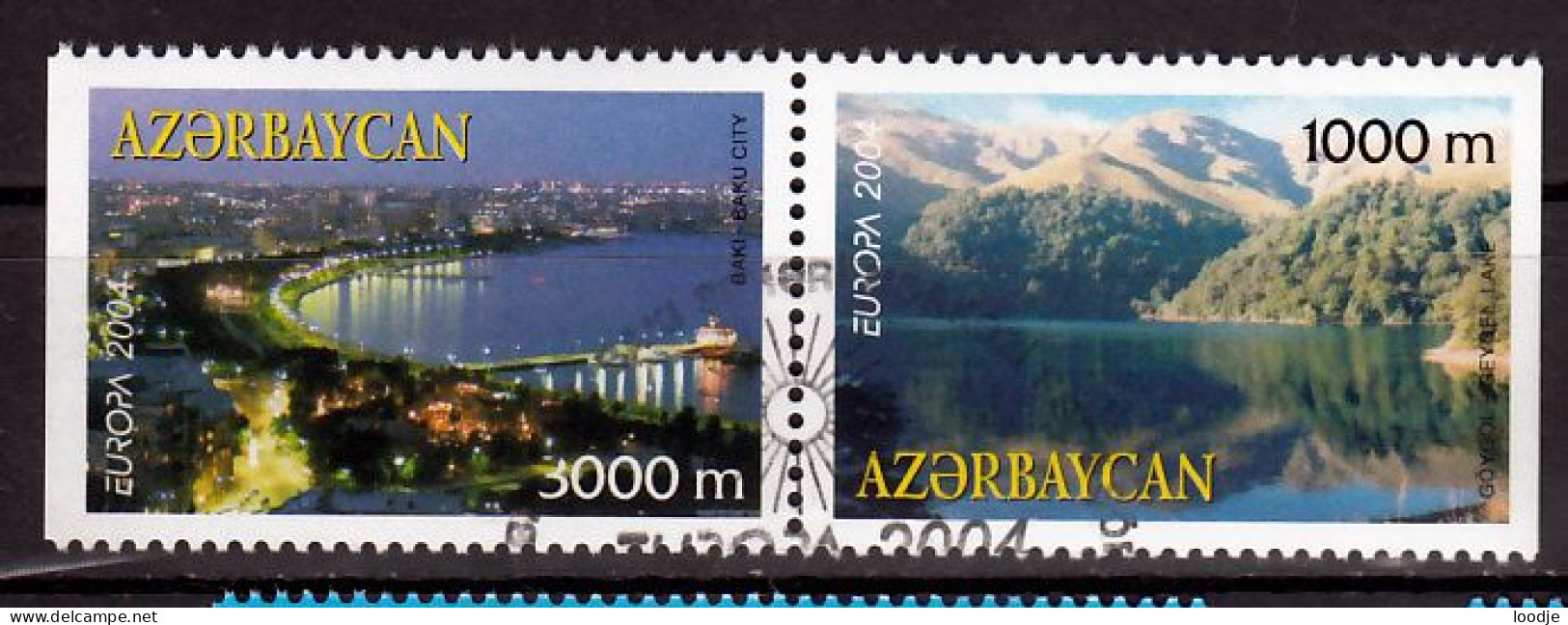 Azerbeidzjan  Europa Cept 2004 Type D Paar Gestempeld - 2004