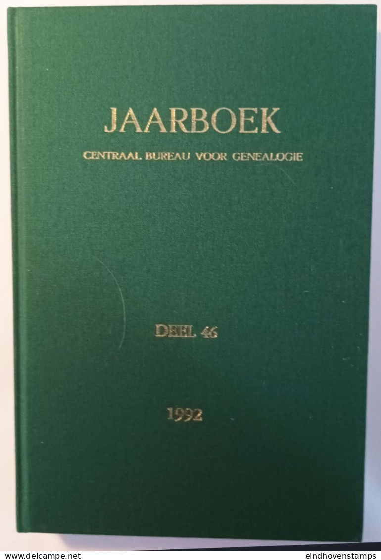 Jaarboek 1992 Centraal Bureau Voor Genealogie, Deel 46 - Andere & Zonder Classificatie