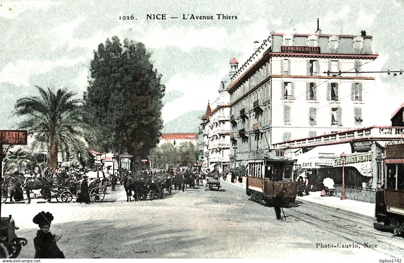 Nice L’avenue Thiers - Transport (road) - Car, Bus, Tramway