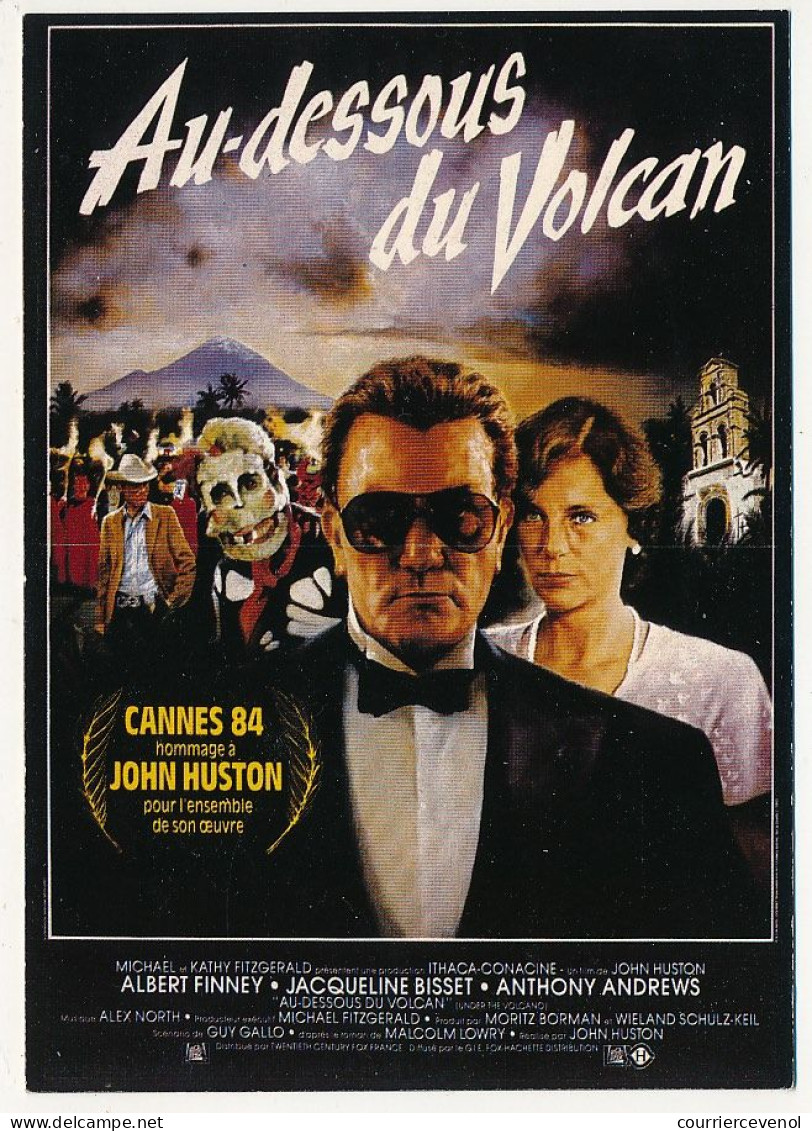 CPM - "Au-dessous Du Volcan" - (Cannes 84) - Plakate Auf Karten
