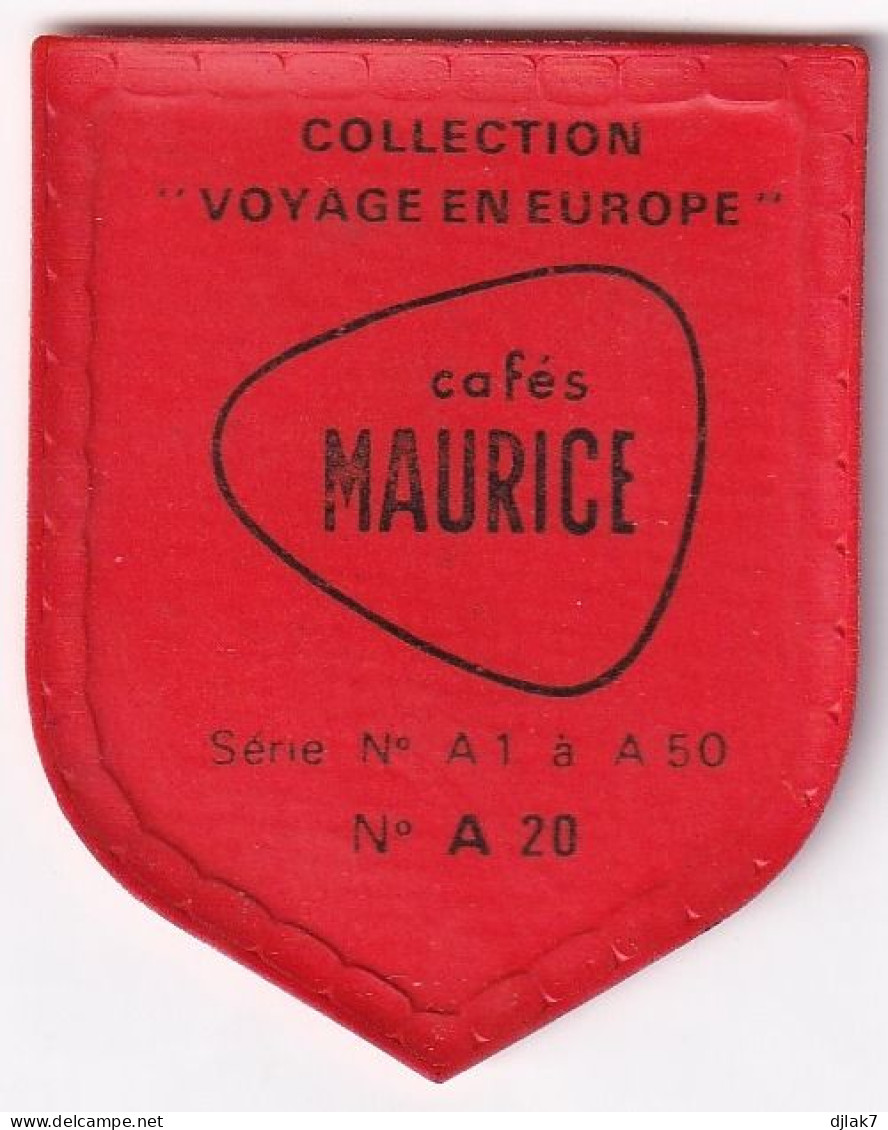 Chromo Plastifié Cafés Maurice Collection Voyage En Europe N° A 20 Parme - Thé & Café