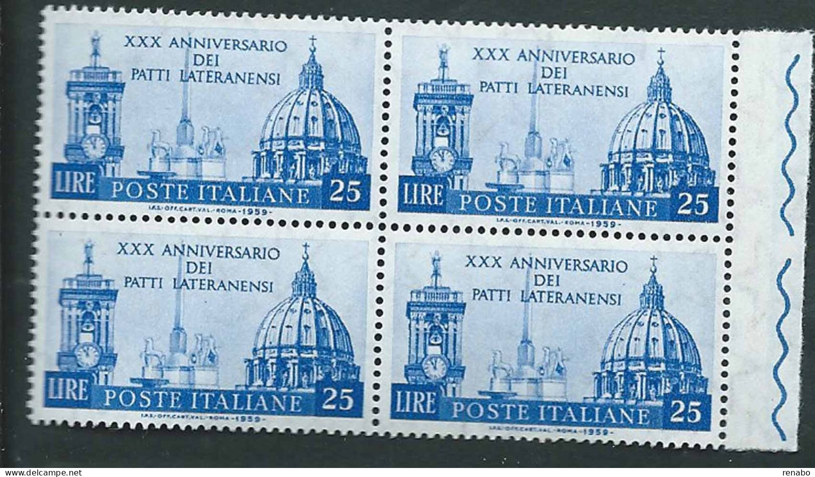 Italia, Italy, Italien, Itali 1959; Cupola Di San Pietro, St. Peter's Dome. Quartina Di Bordo. - Churches & Cathedrals