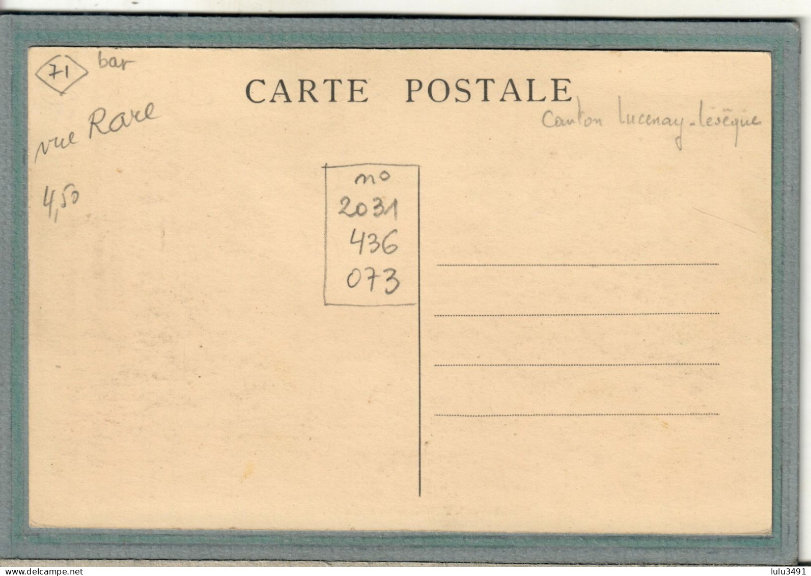 CPA (71) SOMMANT - Aspect De L'entrée Du Village Dans Les Années 30 - Autres & Non Classés