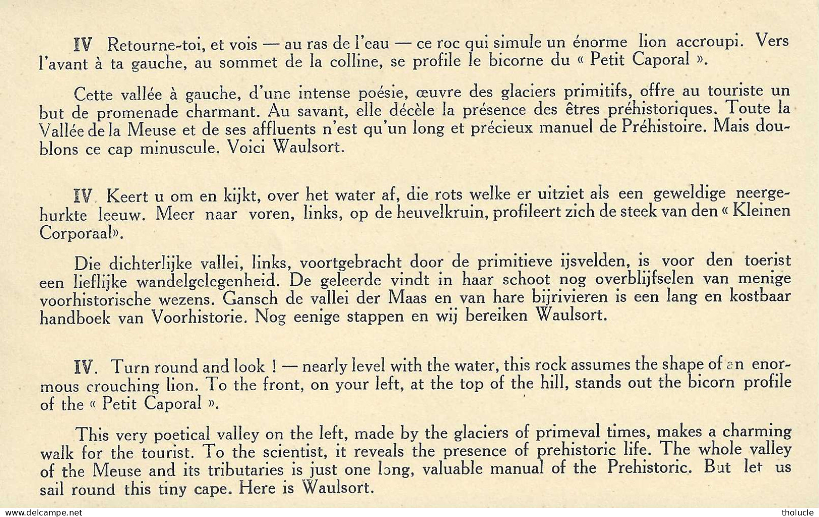 Dinant-Waulsort-Hastière-Heer-Agimont-Le Bateau Pour Touristes Aux Rochers De Freyr +/-1928 (voir Notice ) - Dinant
