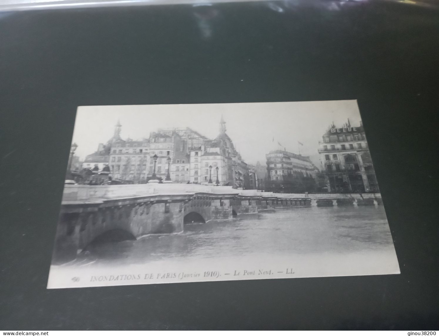 A5/99- Le Pont Neuf - Paris Flood, 1910