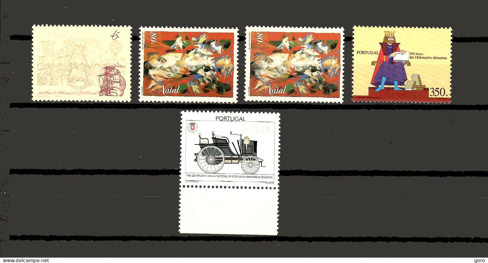Portugal  1995-96  .-   Y&T  Nº   2045-2066-2087-2088-2118   ** - Unused Stamps