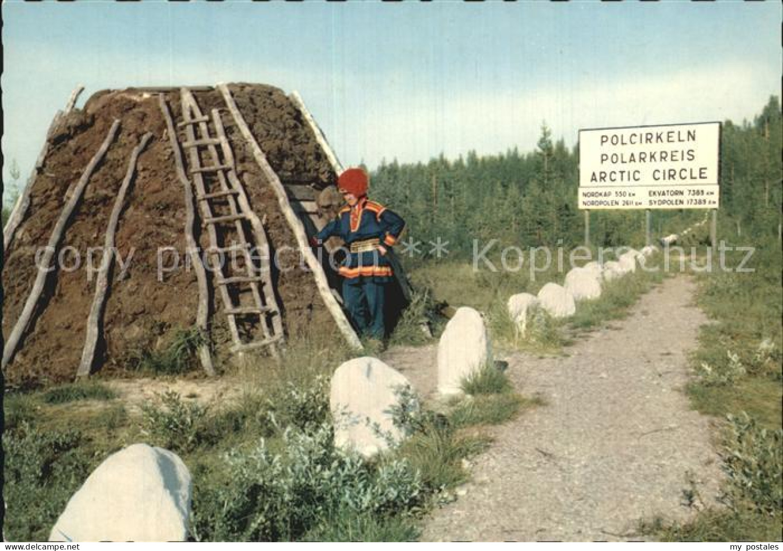 72578173 Riksgraensen Polarkreis Riksgraensen - Suède