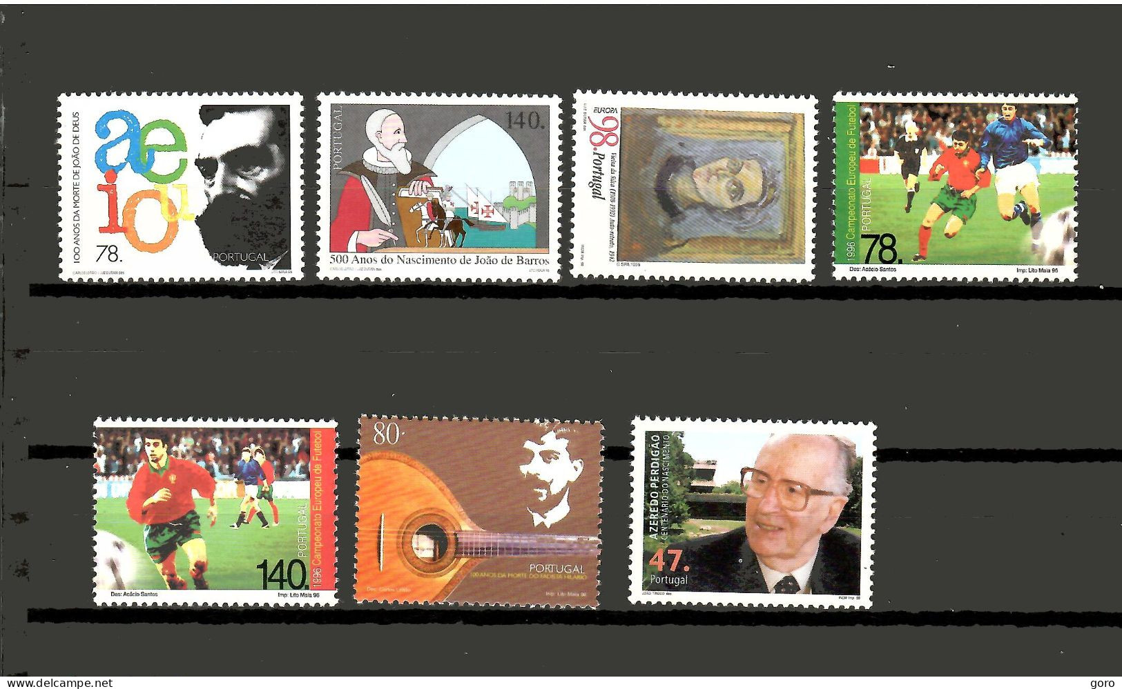 Portugal  1996  .-   Y&T  Nº   2099/2100-2101-2102/03-2111-2119   ** - Unused Stamps
