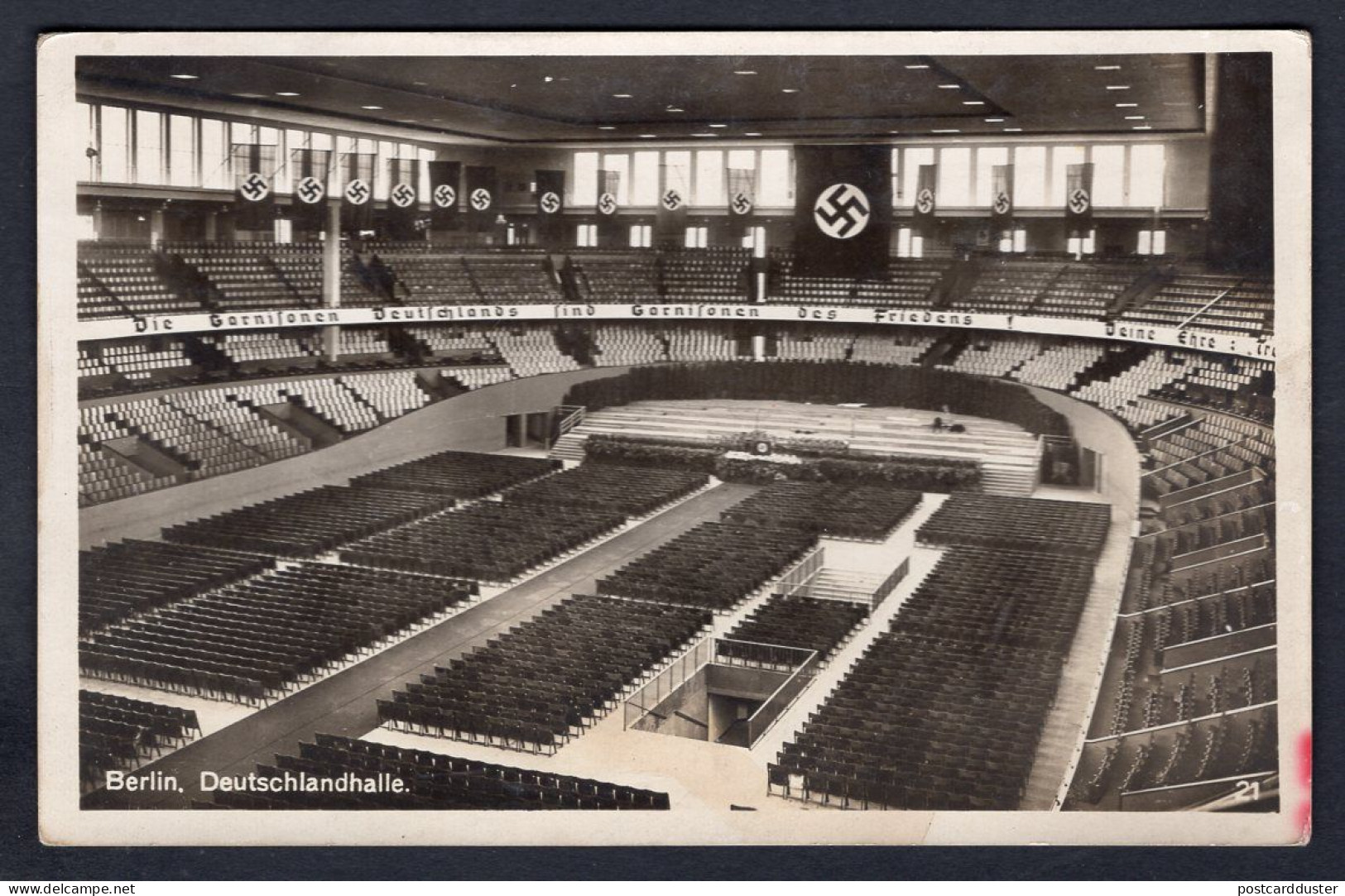 Germany BERLIN Deutschlandhalle. Old Photo Postcard  (h3690) - Grunewald