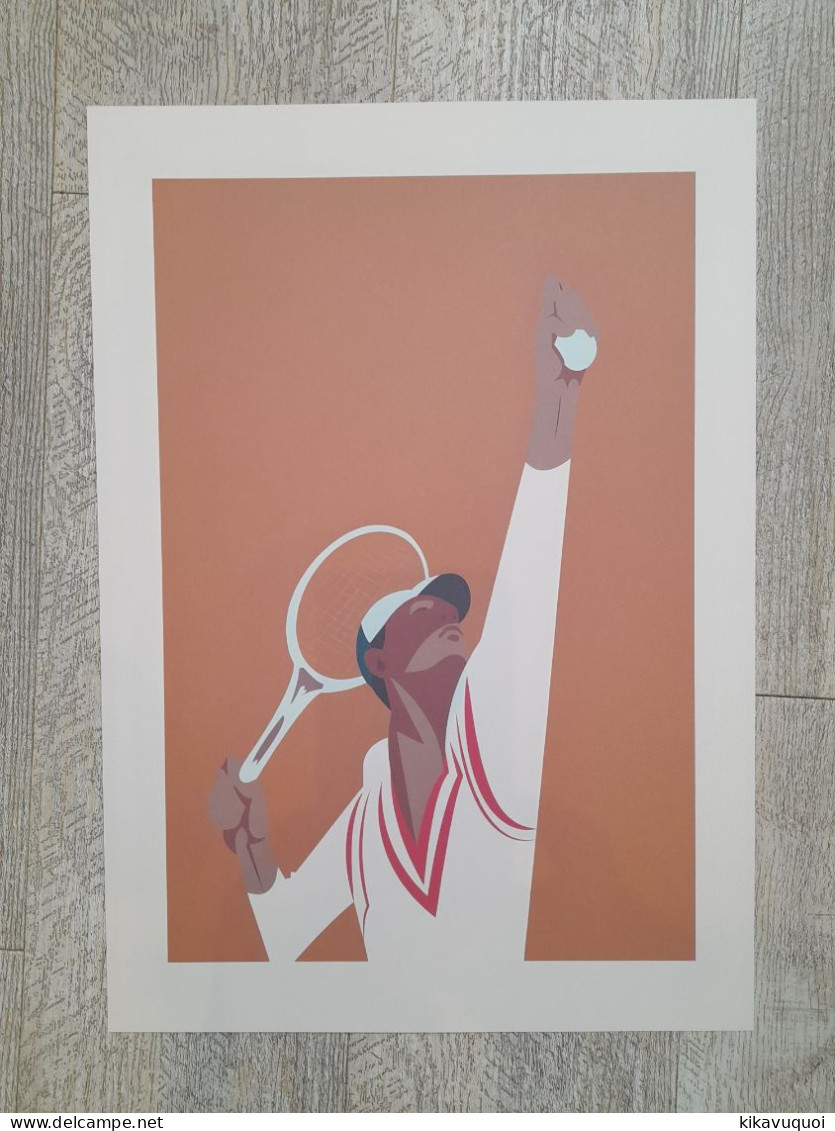 TENNIS 1 - RETRO VINTAGE - AFFICHE POSTER - Otros & Sin Clasificación