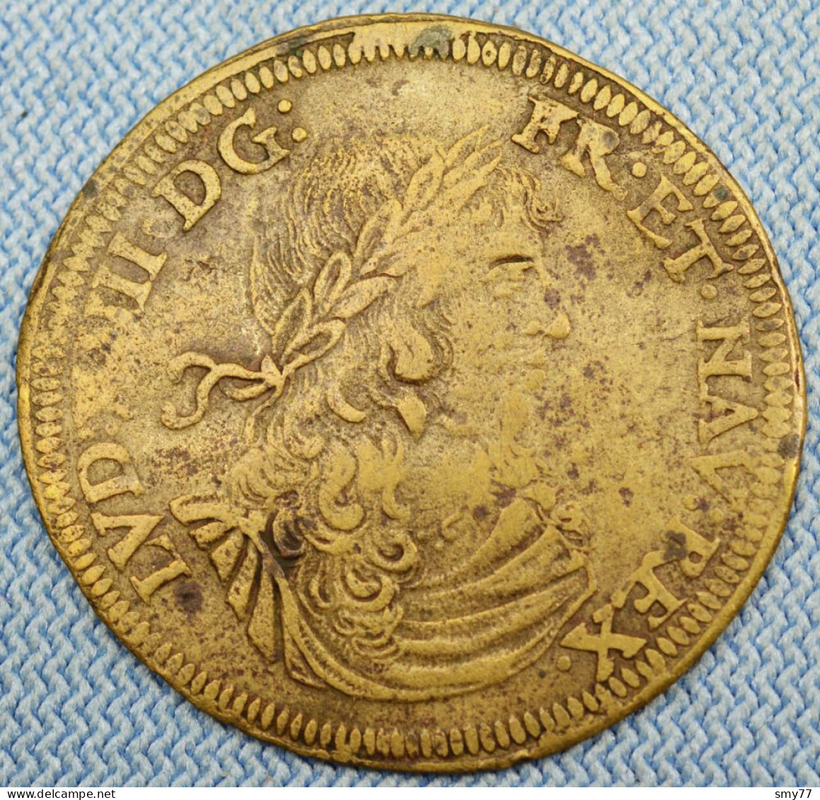 Jeton De Compte • Louis XIV • 17e Siècle • Rechenpfennig / Counter Token / Nuremberg / Nürnberg • Feu# 12965 • [24-764] - Zonder Classificatie